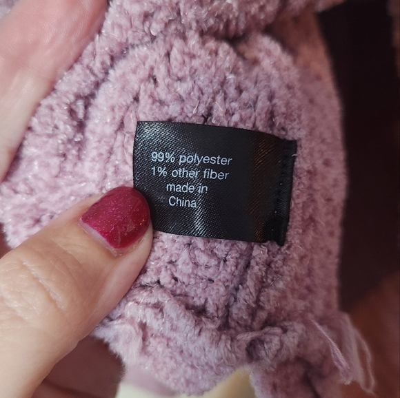 Lane Bryant mauve V-Neck Sweater - Picture 4 of 4